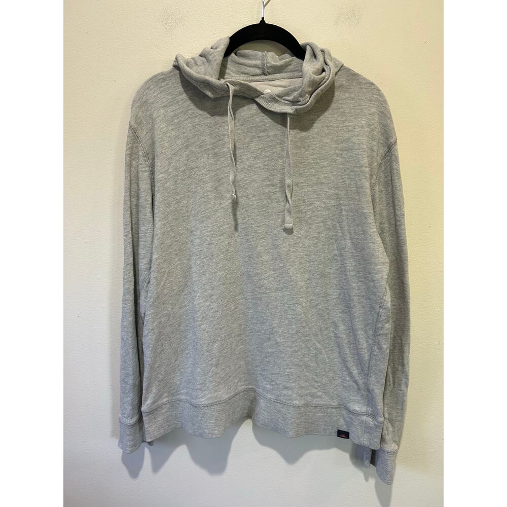 Faherty organic cotton hoodie mens M grey